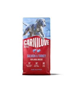 CARNILOVE Active Dog Salmon & Turkey Adult Large Breeds 12 kg salmone e tacchino, per cani adulti di grandi razze