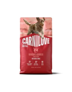 CARNILOVE Active Dog Venison and Reindeer Adult 4 kg carne di cervo, renna e cinghiale, per cani adulti