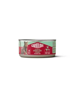 CARNILOVE Cat Can Paté Chicken, Duck and Pheasant 100 g con pollo, anatra e fagiano, paté per gatti