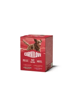 CARNILOVE Dog Pouch Multipack 4X300g mix cibo umido mix sapori per cani adulti