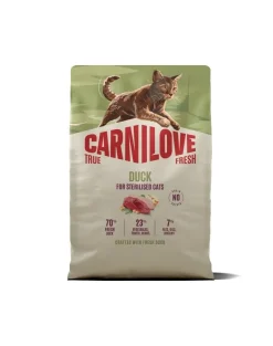CARNILOVE True Fresh Cat Duck Sterilised 2 kg anatra, per gatti sterilizzati