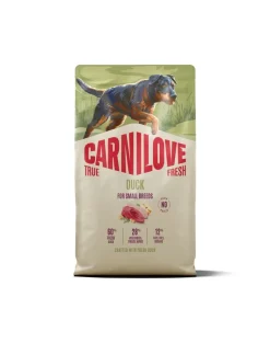 CARNILOVE True Fresh Dog Duck Adult Small Breeds 4 kg cibo secco con anatra fresca per cani adulti di piccole razze