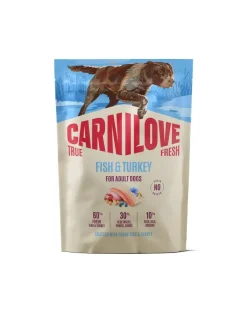 CARNILOVE True Fresh Dog Fish and Turkey Adult 1,5 kg cibo secco pesce fresco e tacchino per cani adulti