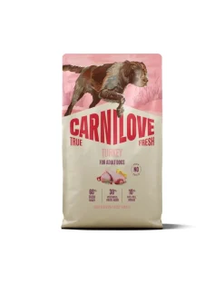 CARNILOVE True Fresh Dog Turkey Adult 4 kg cibo secco con tacchino fresco per cani adulti