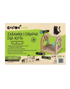 CARTON+ PETS Tiragraffi per gatti Fun Park