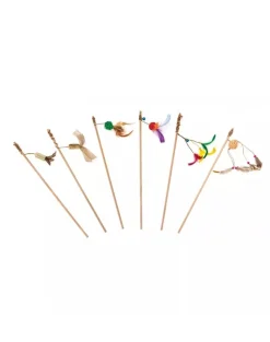 COMFY Giocattolo per gatti Canna da pesca con piume 50 cm
