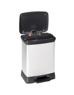 CURVER Cestino a pedale Deco Bin 10+18 l