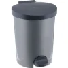 CURVER Cestino con pedale 15 l argento