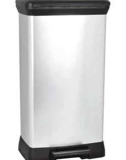 CURVER Cestino DECO BIN 30 l nero/argento metallizzato