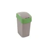 CURVER Cestino FLIP BIN 9L argento/verde