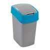 CURVER Cestino FLIP BIN 9L argento/blu