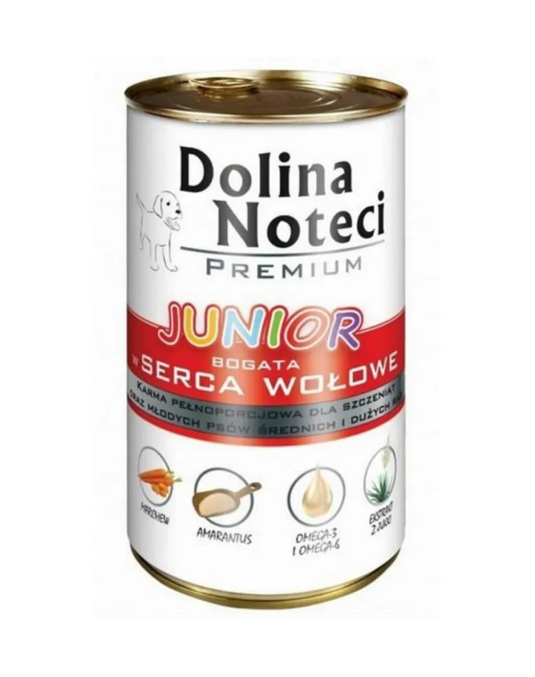 DOLINA NOTECI Premium Junior Ricco di cuore di manzo 400g
