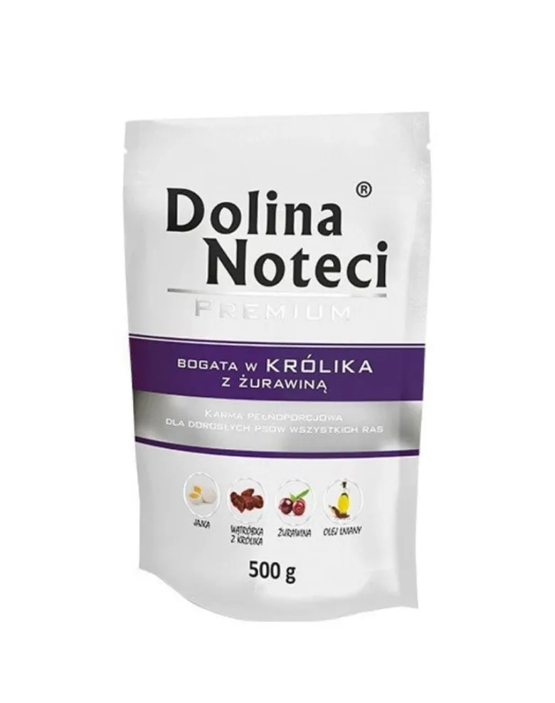 DOLINA NOTECI Premium Ricco di coniglio con mirtillo rosso 10 x 500 g