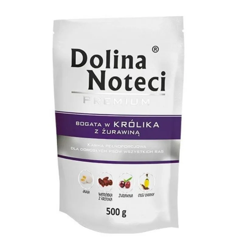 DOLINA NOTECI Premium Ricco di coniglio con mirtillo rosso 10 x 500 g