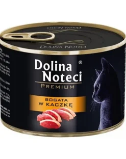 DOLINA NOTECI Premium ricco di anatra per gatti adulti 12 x 185g