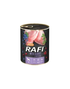 DOLINA NOTECI RAFI Karma con coniglio, mirtillo e mirtillo rosso 24 x 400g