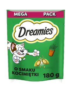DREAMIES Mega Pack 180g Snack per gatti all'erba gatta