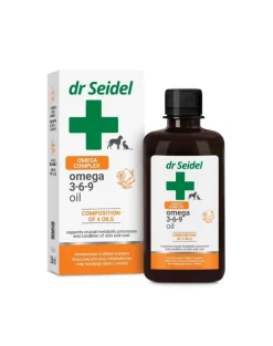 DR SEIDEL Olio Omega 3-6-9 per cani e gatti 250ml