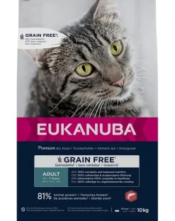 EUKANUBA Grain Free Adult Salmone 10 kg per gatti adulti