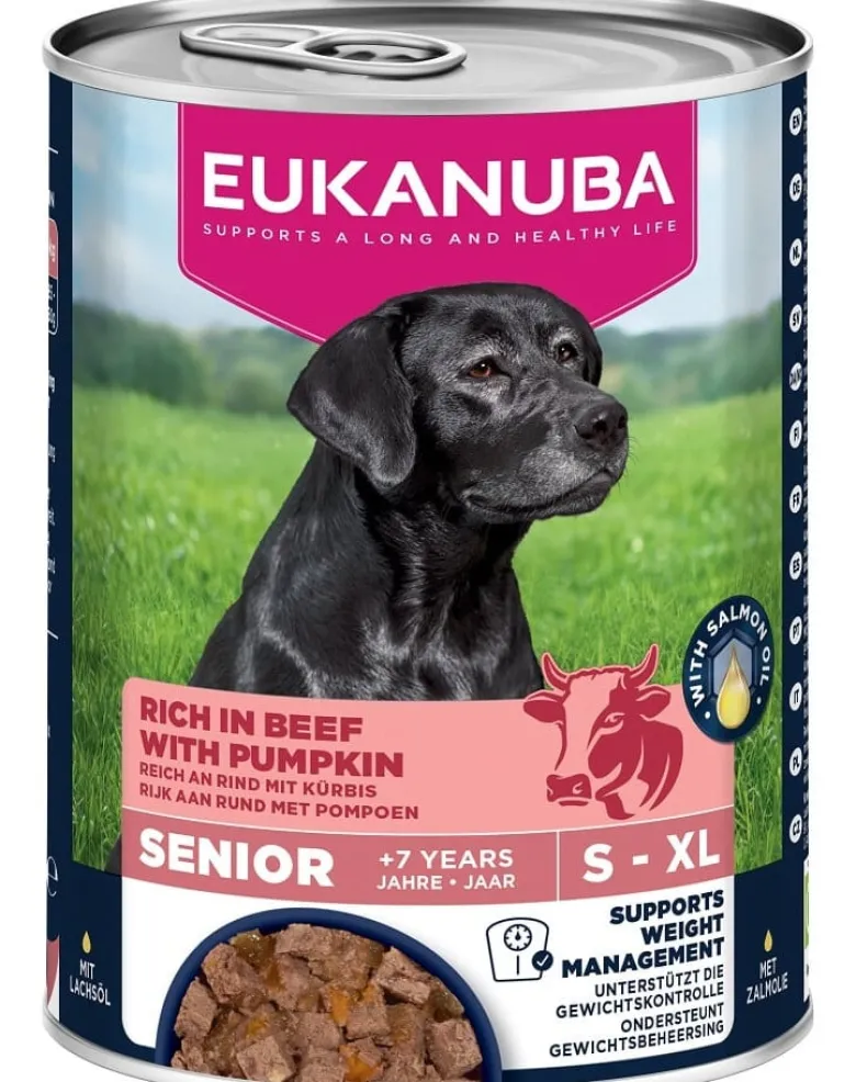 EUKANUBA Life Care Senior Rich in Beef 400 g paté per cani anziani ricco di manzo e zucca