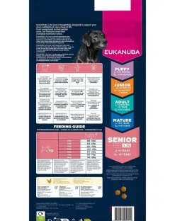 EUKANUBA Senior Large Breeds Chicken 15 kg cibo secco per cani anziani di razze grandi ricco di pollo fresco