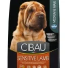 FARMINA Cibau Sensitive Lamb MEDIUM/MAXI per cani di razza media e grande con sistema digestivo sensibile agnello 2,5kg