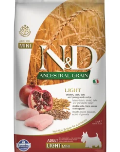 FARMINA N&D Ancestral Grain dog light chicken, spelt, oats and orange 2,5 kg