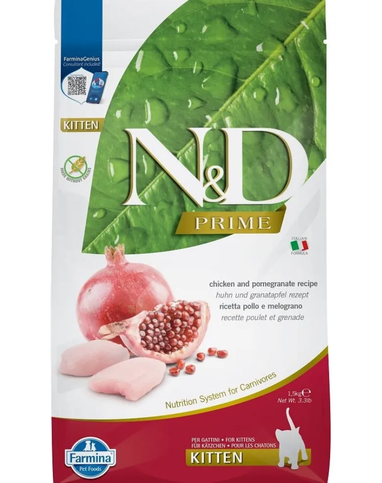 FARMINA N&D Cat Chicken & Pomegranate Kitten 1.5 kg