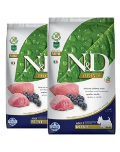 FARMINA N&D Lamb & Blueberry Adult Mini 2 x 7kg