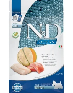 FARMINA N&D Ocean Adult Mini Salmon, Cod & Canatloupe 800 g