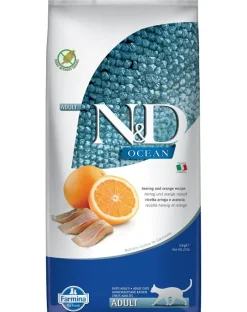 FARMINA N&D Ocean cat adult herring and orange 10kg