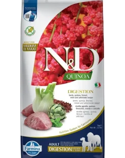 FARMINA N&D Quinoa Dog Adult Medium&Maxi Digestion Lamb & Fennel 7 kg