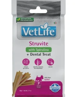 FARMINA Vet Life Struvite Management 12kg mangime per cani con patologie dell'apparato urinario + FARMINA Vet Life Dental Treat Struvite Mini 60 g (7 pezzi) GRATIS!