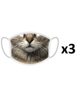 FERA 3x Mascherina Gatto