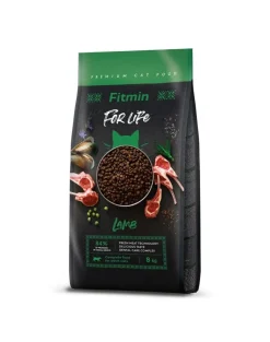 FITMIN Cat For Life Adult Lamb 8 kg alimento secco con agnello per gatti adulti