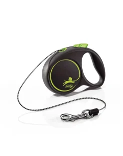 FLEXI Black Design XS Cord 3 m green guinzaglio automatico
