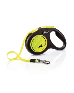 FLEXI Guinzaglio automatico NUOVO NEONm 5m cinghia