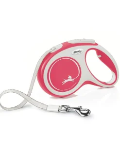 FLEXI Guinzaglio New Comfort M Fettuccia 5 m rosso
