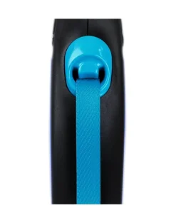 FLEXI New Neon S Tape 5 m blue guinzaglio automatico