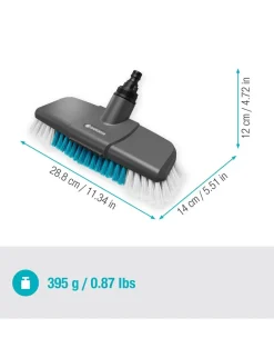 GARDENA Cleansystem Spazzolone hard per superfici grandi e resistenti
