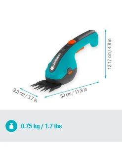 GARDENA Set Forbici a batteria per erba e per siepi ClassicCut Li