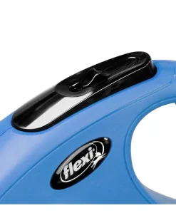 Guinzaglio automatico FLEXI NEW CLASSIC M 5m nastro blu
