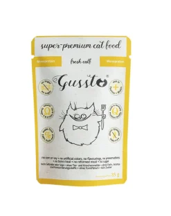 GUSSTO Cat Fresh Calf cibo umido per gatti vitello fresco 85 g
