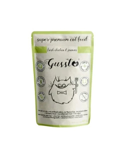 GUSSTO Cat Fresh Chicken Prawns sachet 85 g cibo umido per gatti pollo con gamberi