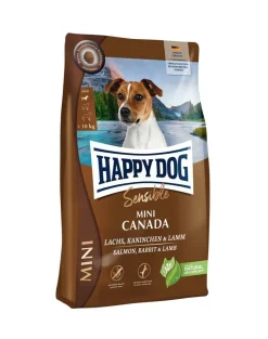 HAPPY DOG Sensible Mini Canada 4kg salmone, coniglio e agnello