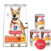 HILL'S Canine Adult 1+ Performance al pollo 14kg per cani attivi + 3 scatolette GRATIS