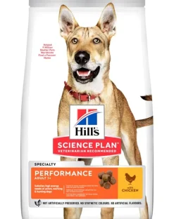 HILL'S Canine Adult 1+ Performance al pollo 14kg per cani attivi + 3 scatolette GRATIS