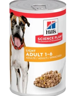HILL'S Science Plan Canine Adult Light Chicken 370 g per cani adulti in sovrappeso pollo