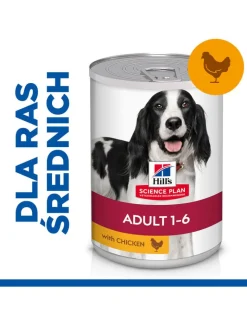 HILL'S Science Plan Canine Adult Chicken 370 g per cani adulti con pollo