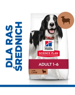 HILL'S Science Plan Canine Adult Medium Lamb & Rice 18 kg cibo per cani di razza media agnello e riso